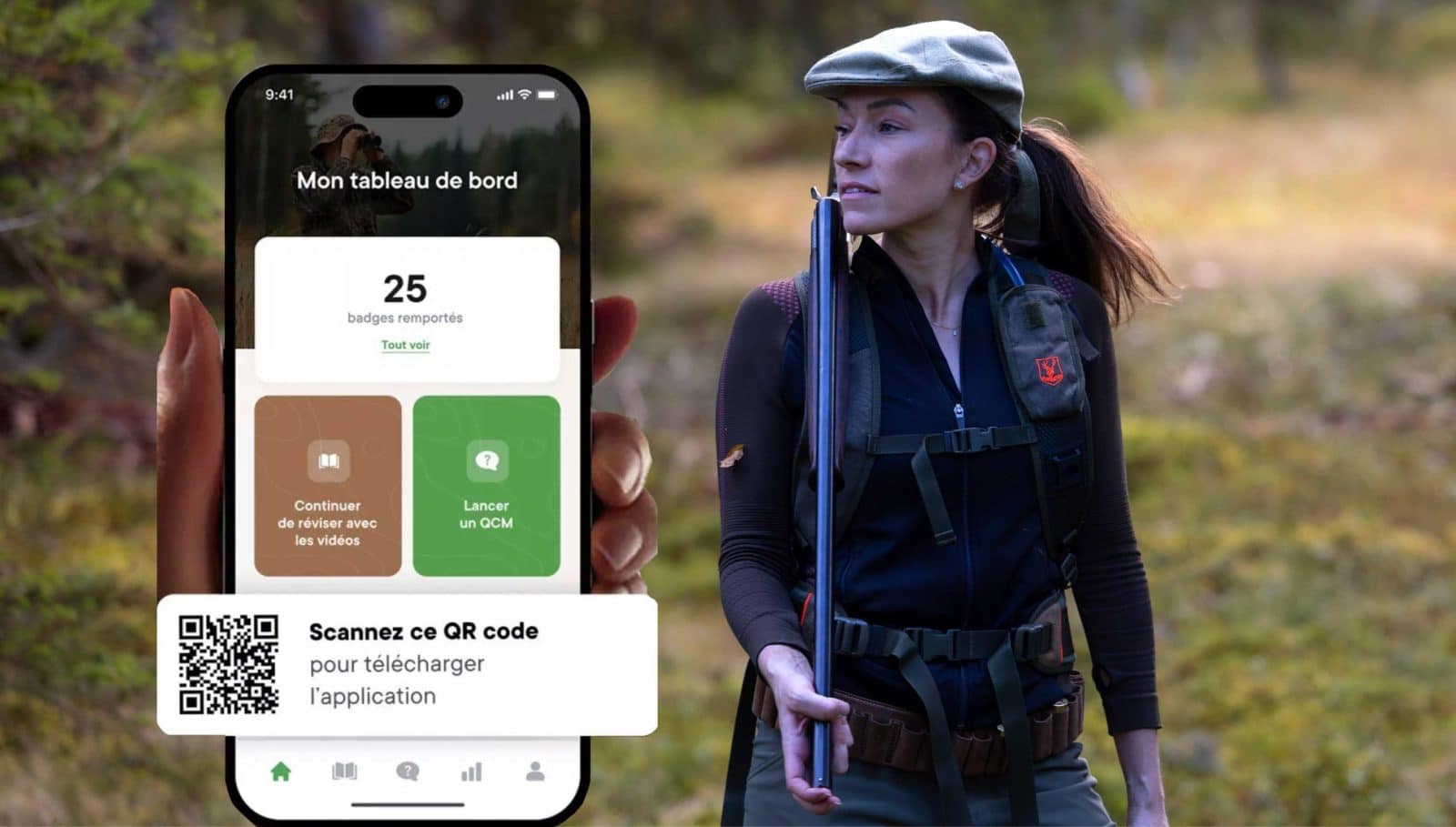 image nouvelle appli permis de chasser